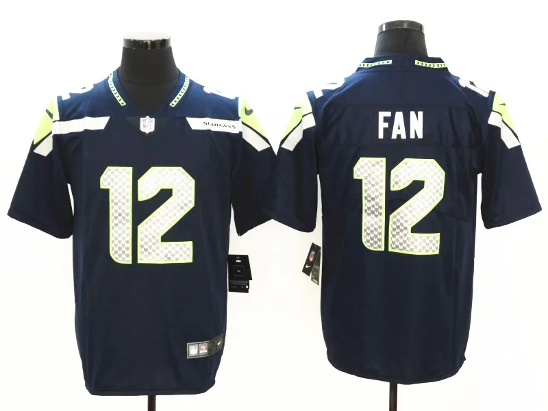 AS PICTURE Seattle Shaquem Griffin Russell Wilson 12s Rashaad Penny Vapor Untouchable Limited Jersey - Цвет: AS PICTURE