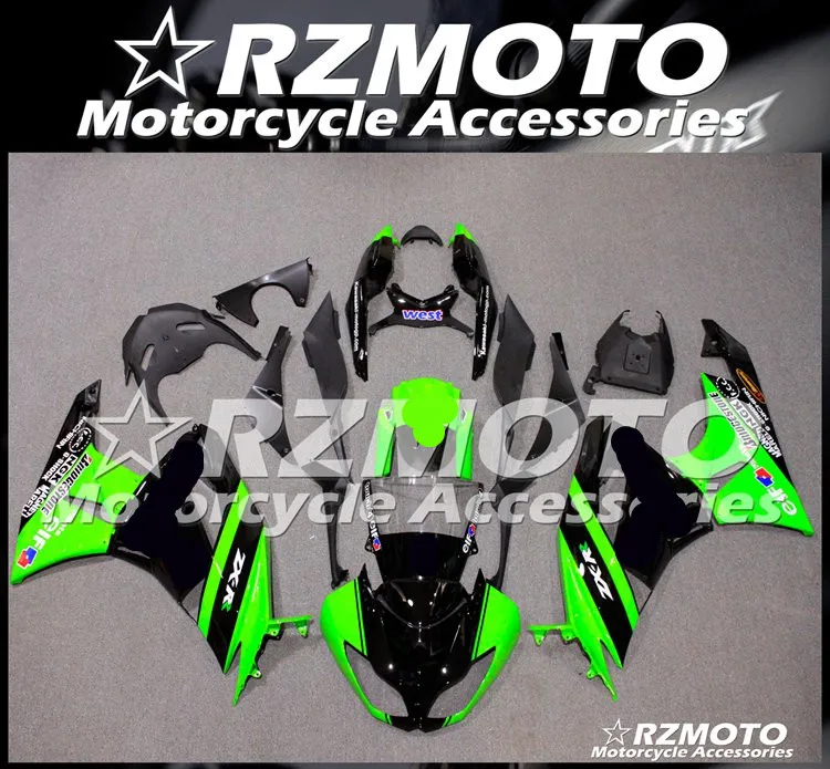 Мотоциклетный обтекатель abs Подходит для Kawasaki ZX6R 636 599 ZX-6R 2009 2010 2011 2012 корпусные детали пресс-форм Магазин № 0298 - Цвет: All sorts of color