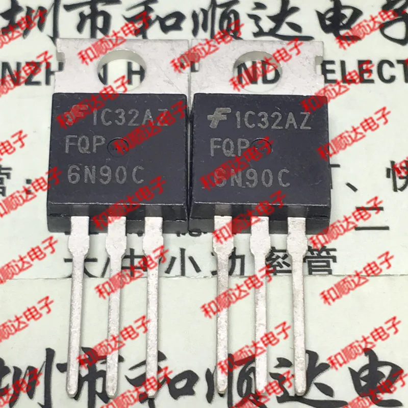 5 шт/FQP6N90C TO-220
