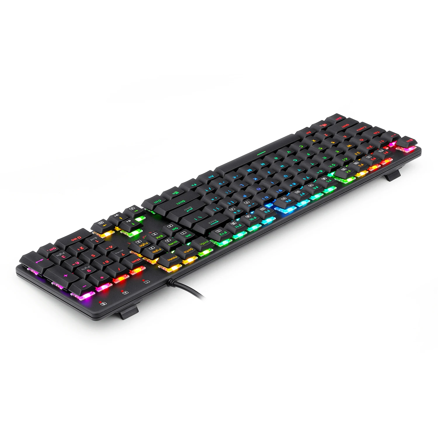 Redragon K589 Shrapnel RGB Низкопрофильная Механическая игровая клавиатура с линейными и