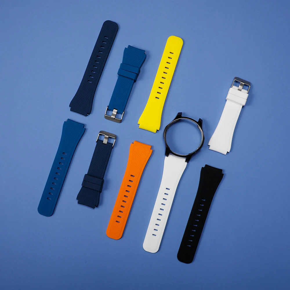 Lerxiuer gear S3 Frontier Band+ чехол для samsung Galaxy watch 46 мм 42 м ремешок 22 мм ремешок для часов защитные часы аксессуары 20 мм