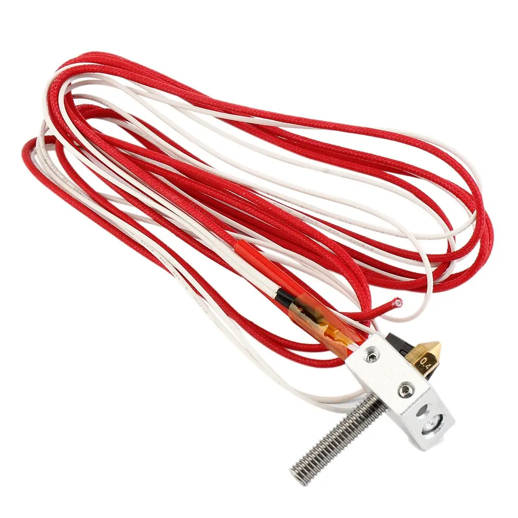 DIY Hotend комплект сопла MK8 горло экструдера нагреватель 1 75 мм/0 4 мм Экструдер Блок