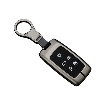 

Car Silicone Metal Key chain Case Holder For Land Rover Range Rover Discovery 5 Sport Evoque Freelander 2 Velar Key Protector