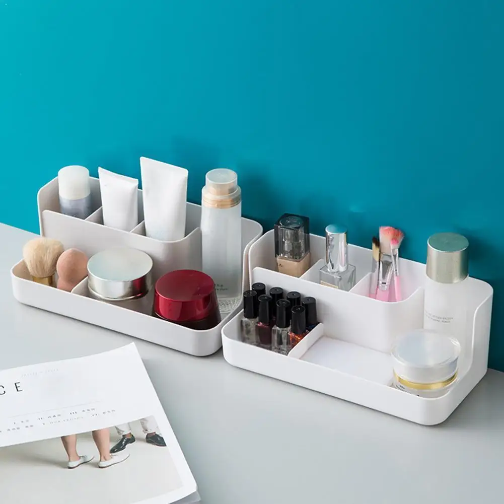 

Cosmetic storage box plastic desktop partition box desktop storage cosmetic debris box storage box box B9N5