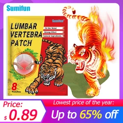 8pcs Sumifun Tiger Balm Analgesic Patches Joint Arthritis Rheumatoid Pain Relief Medical Plasters Muscle Sprain Medicine Sticker