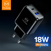 Mcdodo 18 Вт PD Мульти USB зарядное устройство Quick Charge 3,0 для iPhone 11 XS Max huawei P30 mate 30 Быстрая зарядка SCP EU вилка настенный адаптер