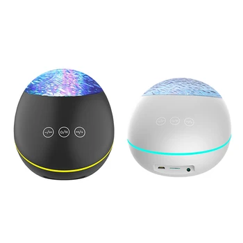 

Ocean Water Ripple LED Projection Lamp Remote Control Bluetooth Music Projector Children Bedroom Star Night Lamps