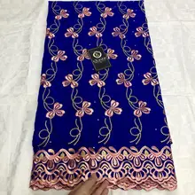 Африканская кружевная ткань швейцарская вуаль кружево высокое качество ткань из Дубая тиссу швейцарская вуаль кружево в швейцарской Африканской хлопковой сухой кружева