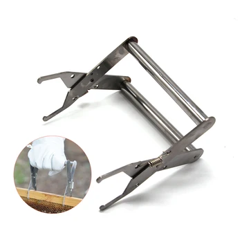 

10PCS Wholesale Beekeeping Bee Hive Frame Holder Capture Grip Lifting Stainless Steel Bees Sting Pliers Tools Beehive Supplies