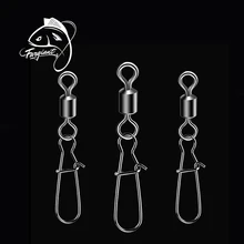 Fargiant 8 American Style Swivel Connector Enhance Pin Stainless Steel Imitation Embroidery Offshore Angling Ship Fishing Parts