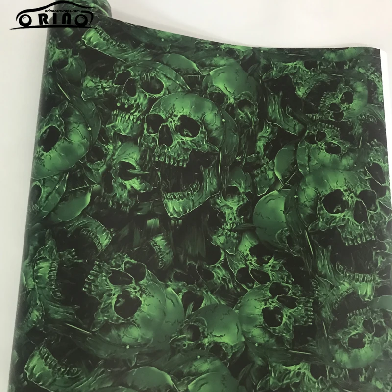 Skull Car Sticker Wrap Vinyl-2