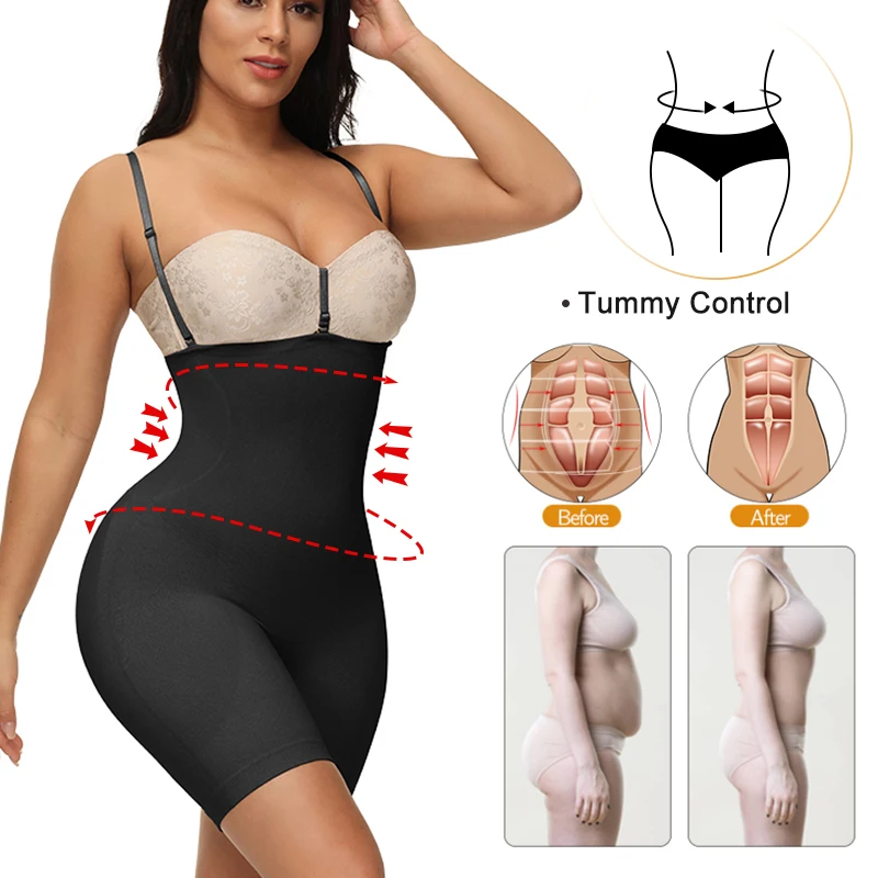 Women Shapewear Bodysuits Firm Tummy Control Butt Lifter Full Body Shaper Waist Trainer Corset Thighs Slimmer Slimming Underwear tummy tucker