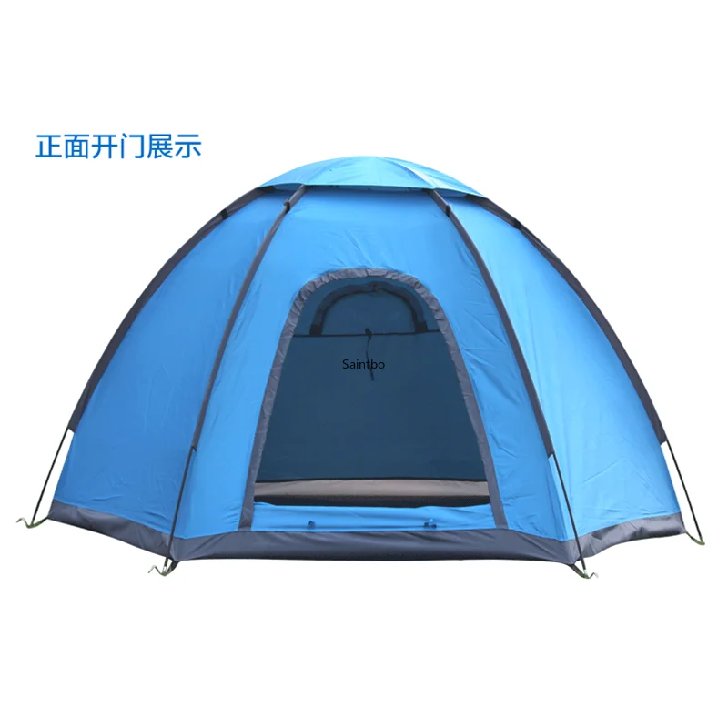 

Foreign Trade Export Multi-person Hexagonal Tourism Tent Single-layer Camping Tent Four Seasons Tent Sunshade Tent kingcamp