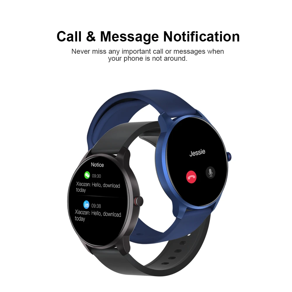 Cubot W03 IP68 Waterproof Jam Tangan Pintar Monitor Denyut Jantung Kalori  Jam Pelacak Kebugaran Jam Tangan Pintar Olahraga Android IOS untuk Pria  Wanita For Xiaomi Poco Iphone Huawei Oneplus Honor Realme Phones|Jam