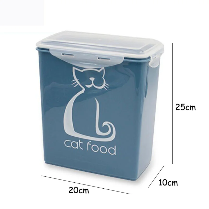 Smartpet 5.8L герметичный с рисунком собачки и котика Еда контейнер для хранения