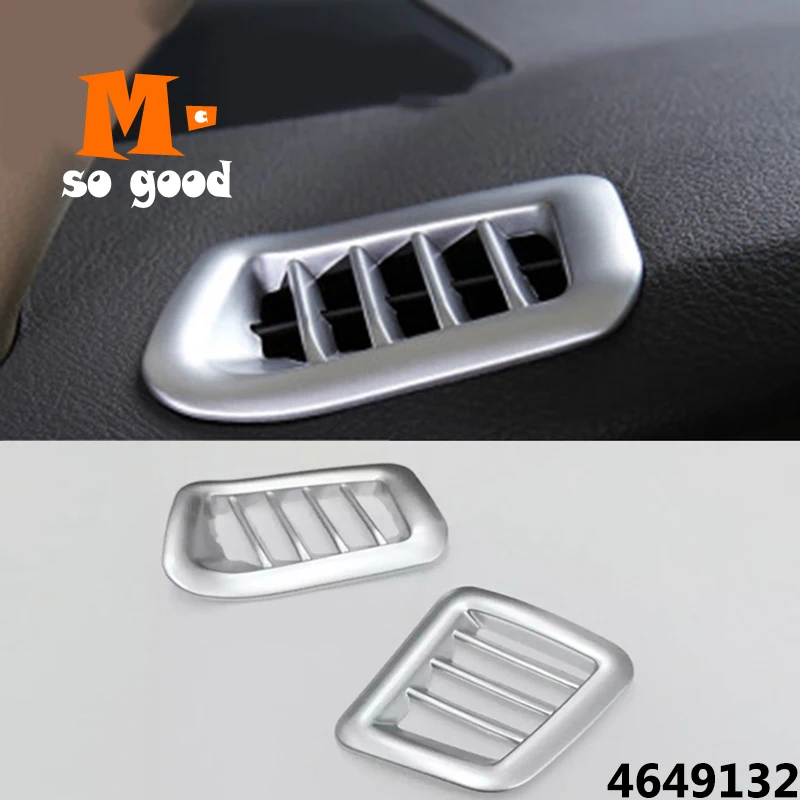 

2016 To 2018 For Toyota Land Cruiser Auto Front Small Air Outlet trim Cover-ABS Matte Car interior accessories Sticker shell