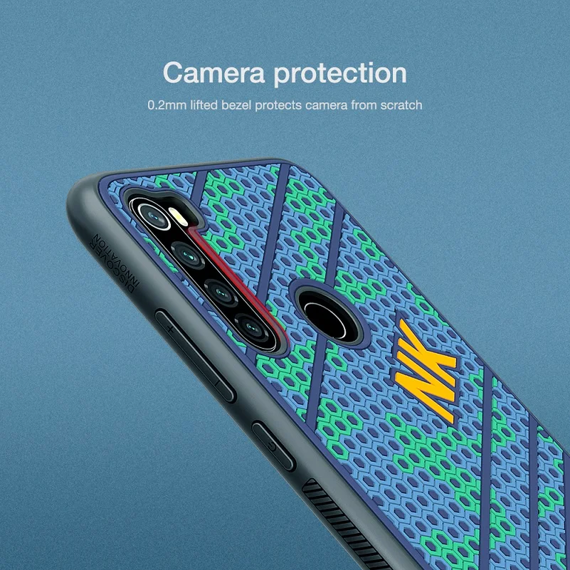 Для Xiaomi Redmi Note 8 Pro чехол NILLKIN Striker чехол PC TPU силиконовый спортивный стиль задняя крышка Redmi Note 8 чехол 6,3/6,53