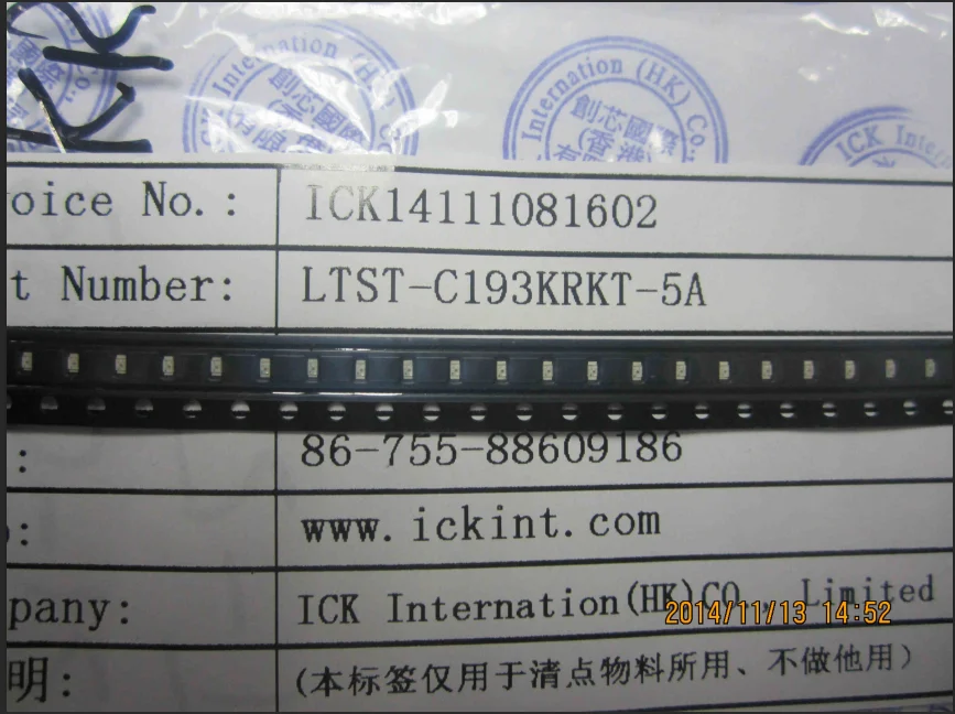 LTST-C193KRKT-5A светодиодный SMD 0603 красный 7.1мкд 130deg | Мобильные телефоны и аксессуары