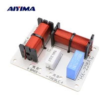 AIYIMA Профессиональный динамик s делитель частоты 120 Вт ВЧ бас 2 способ кроссовер аудио активный динамик фильтр DIY для домашнего кинотеатра