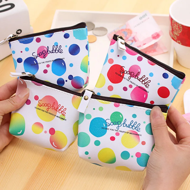 

Cute Cartoon Creative Wallet Hipster Balloon Storgage Bag Colorful Balloon Key