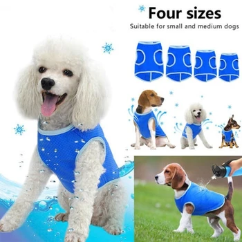 

Pet Dog Summer Cooling Vest Dog Swamp Cooler Harness Evaporative Breathable Cooling Coat