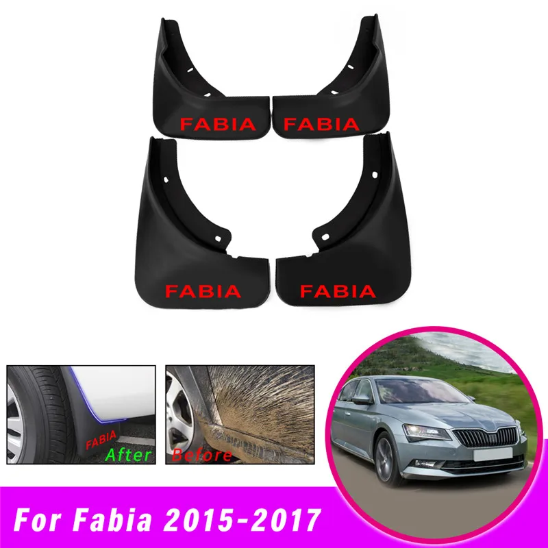 Брызговики для автомобиля для Skoda Fabia 3 NJ NJ3- Брызговики Автоаксессуары 4 шт