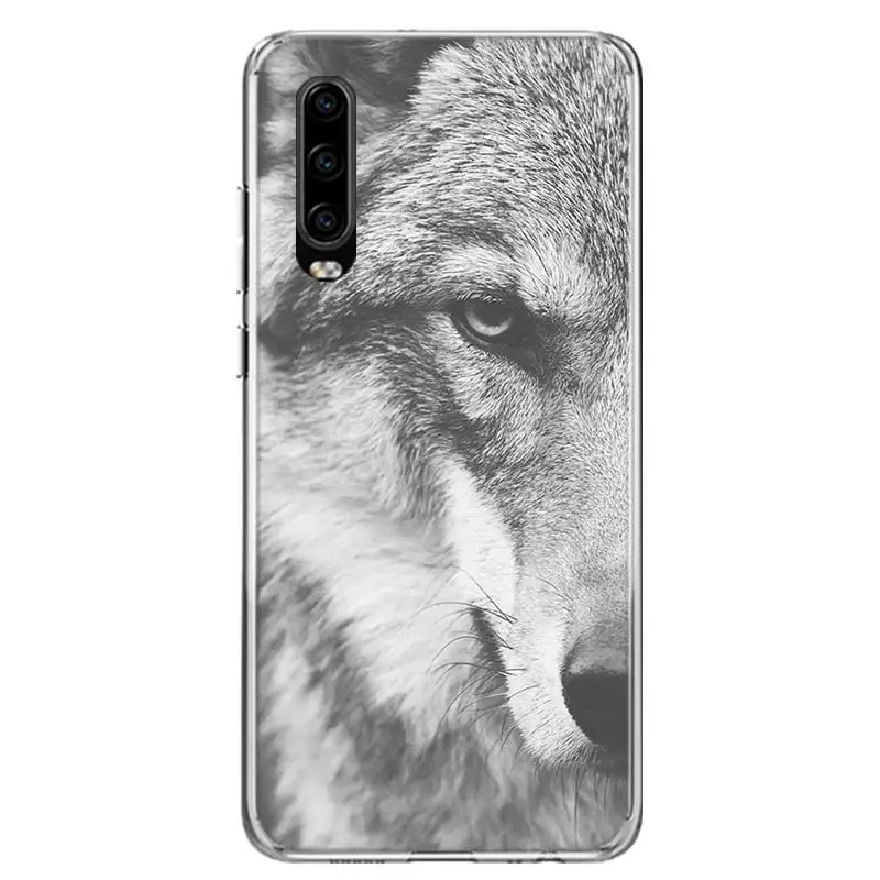 Волчий свирепый чехол для телефона huawei P30 P20 mate 30 20 10 Pro P10 Lite P Smart Z+ Coque Shell Capa - Цвет: TW052-6