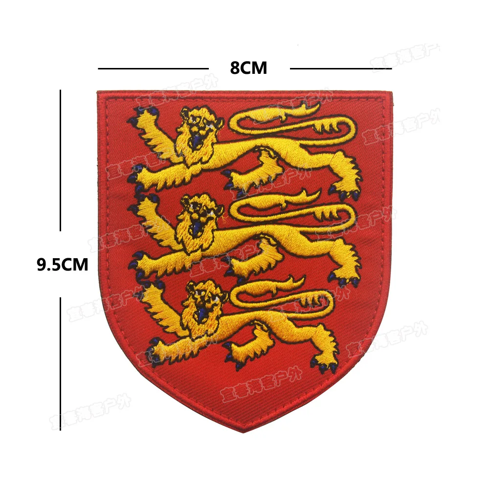 Английский Королевский герб Британский Армейский флаг Ensign Вышитая эмблема Британский Львиный щит нашивка значок для куртки пальто рюкзак