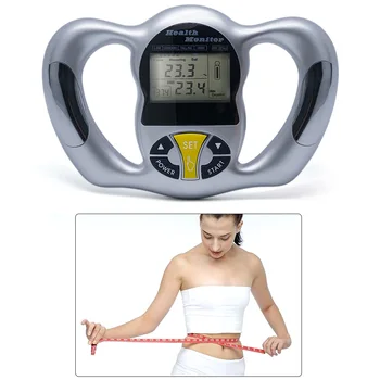 

Portable Body Health Monitor Digital LCD BMI Tester Body Fat Monitors Weight Loss Tester Fat Meter Slimming Detection Tool New