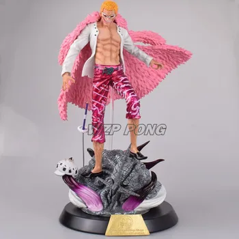

37CM Anime One Piece Donquixote Doflamingo Battle Form Statue PVC Action Figure Decoration Collectible Model Toy Birthday Gift
