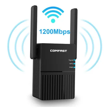 

1200Mbps Wireless WiFi Repeater Wifi Extender Amplifier Dual Band 2.4+5G Booster Long Range Repiter Wi-fi Repeater Access Point