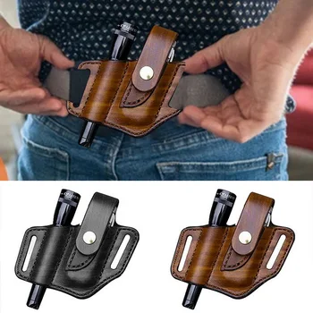 

PU Leather Tactical Multifunction Belt Tool Pouch EDC Tool Storage Bag Pouch