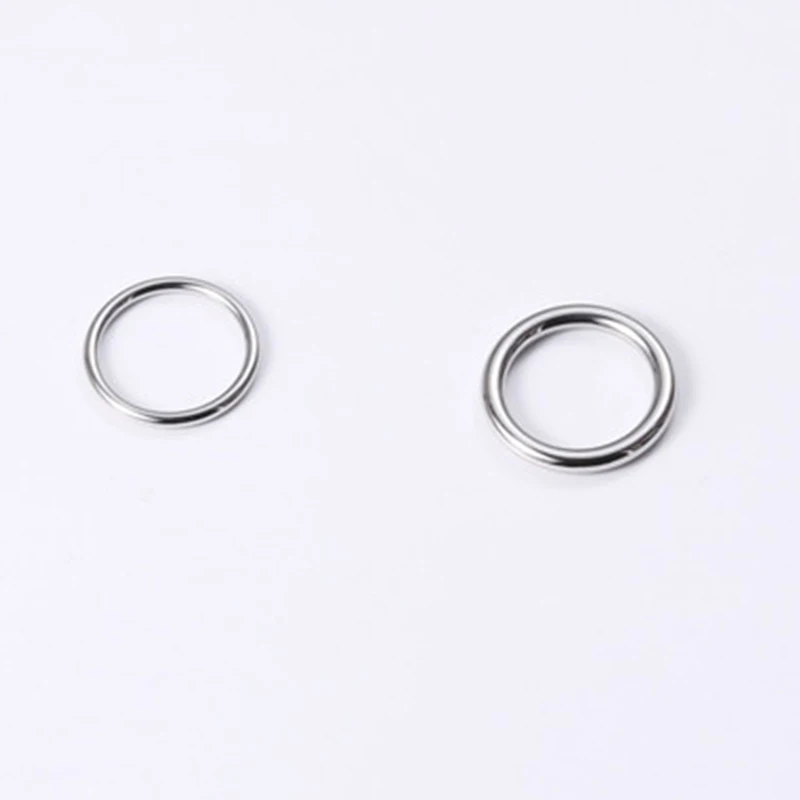 Eastlily Simple Silver Rings For Women 2mm Titanium Steel Rings For