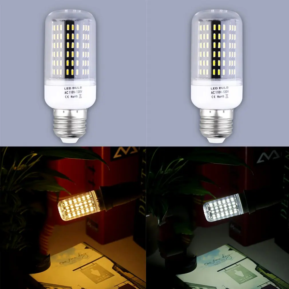 4 шт./компл. E27 15 Вт 138 SMD 4014 кукурузы светодиодный светильник лампы противотуманных фар