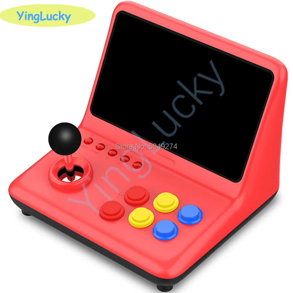 Yinglucky Новый 9 дюймовый мини аркадная игра консоли 3D джойстик 64G TF Расширенная