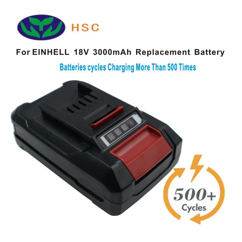 3.0Ah 18650 Батарея пакет EIN18C Li-Ion Батарея 18V Замена для EINHELL 18V Батарея PXBP-300 PXBP-600 PX-BAT52
