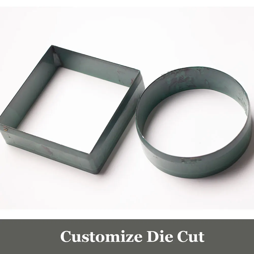 

Customize design leather craft template non wood cutter mat die cutting knife mold leather hole punches Steel Blade Rule Die Cut