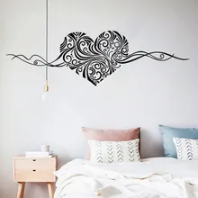 Fx1168 Большие размеры сердце настенные наклейки с виноградной лозой дома гостиной спальни фон украшения экологически чистые съемные Wal