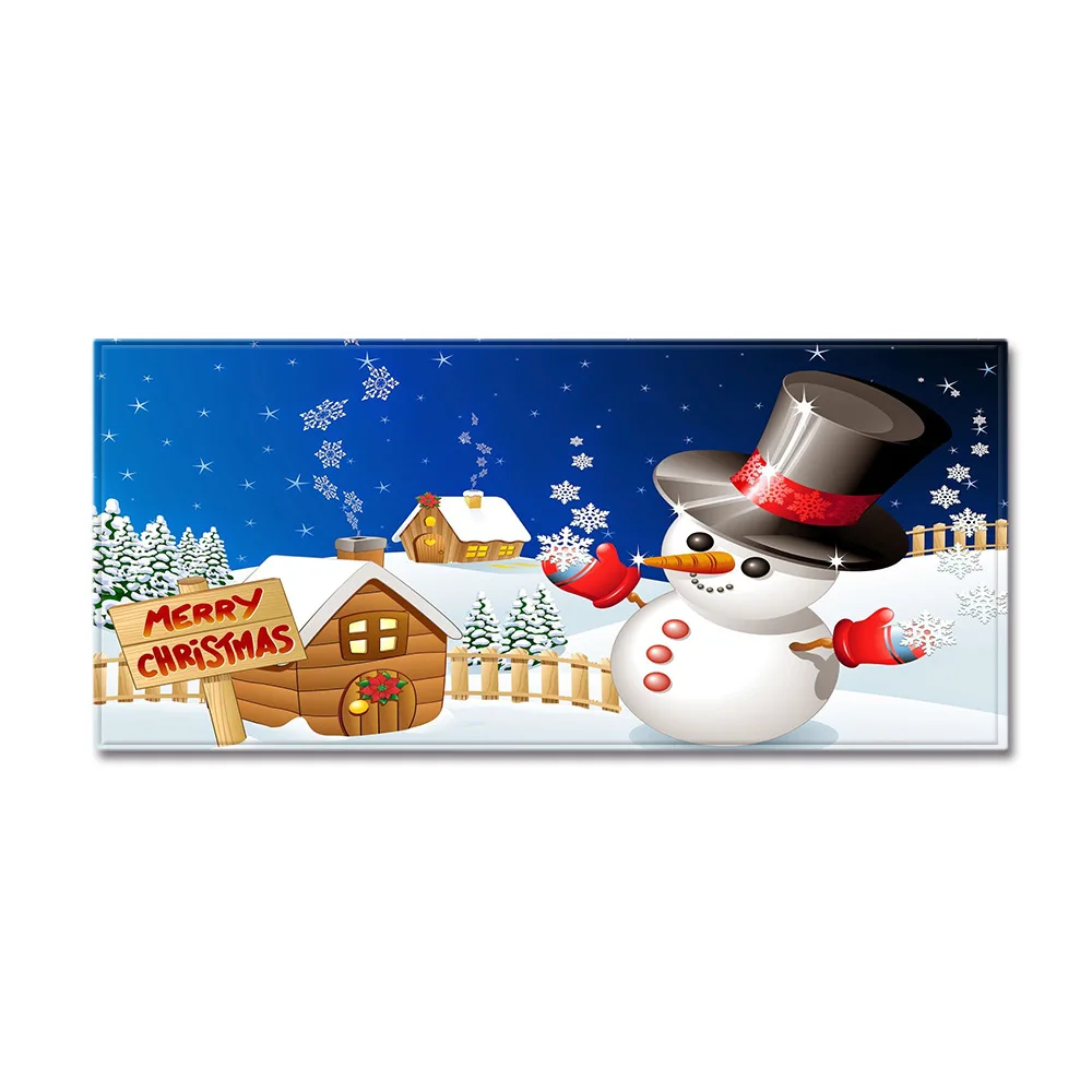 QA37 Zeegle Printed Doormat Non-Slip Kitchen Living Room Carpet Polyester Soft Living Room Foot Rug Home Decoration Comfortable Rug - Цвет: QA37