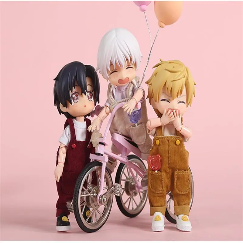 Ручной работы 1 шт. Симпатичные OB11 куклы подтяжки брюки для ob11 1/12 bjd куклы комбинезоны одежда аксессуары