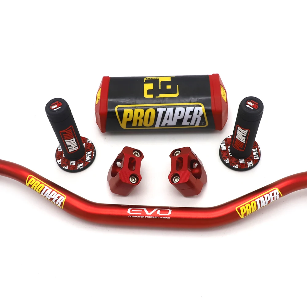 28MM Motorrad Lenker Fett Bars + Griffe Protaper Bar Pad Für Dirt Bike