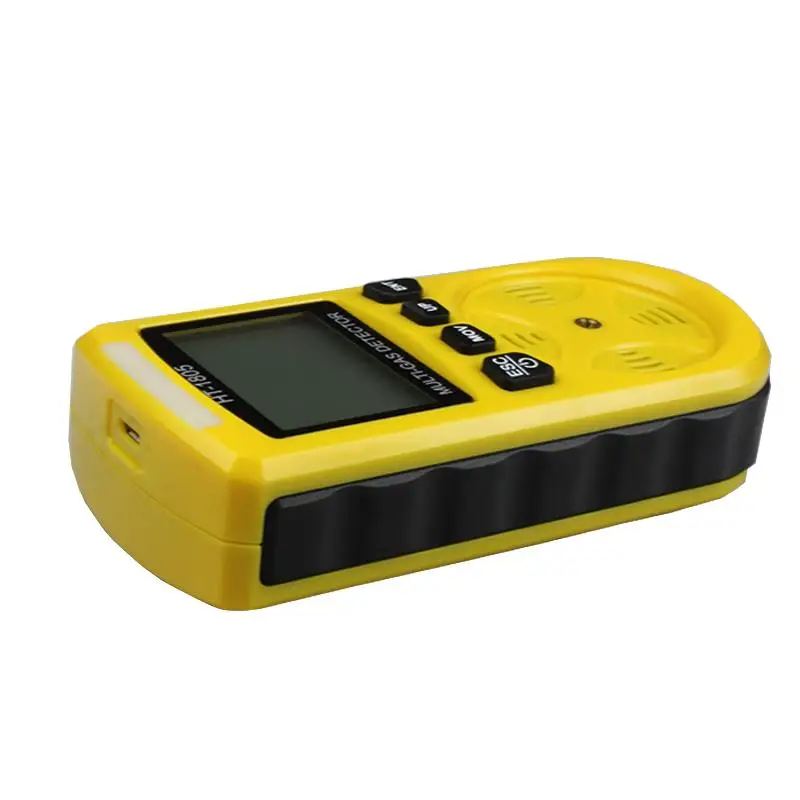 Новый HT 1805 детектор газа 4 в 1 светильник H2s/CO/O2/LEL утечки токсичного и вредных газов
