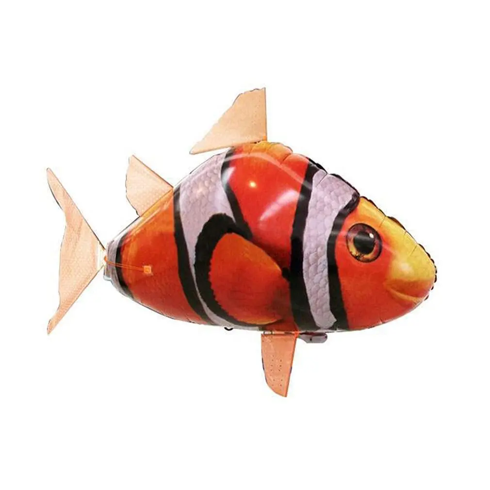 

The Remote Controlled Fish Blimp Suspension Flying Shark Toy Remote Control Inflatable Flying Fish Hs Clown Fish
