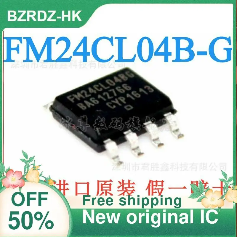 

10PCS FM24CL04B-G FM24CL04BG SOP8 F-RAM New original IC