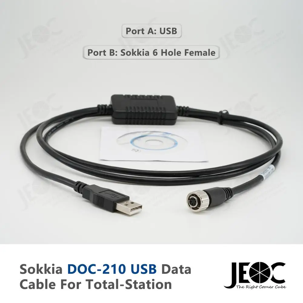 USB кабель для передачи данных Sokkia Total station CC202045 DOC210|cable data|cable ccable usb data |