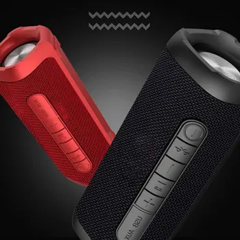 

Fabric Waterproof Speaker Small Steel Cannon Subwoofer Outdoor Audio True Wireless Stereo Portable Wireless Speaker