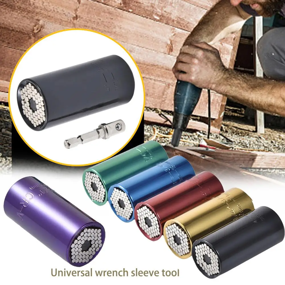 

7-19mm Universal Wrench Socket Tool Adjustable For Regularity Or Irregularity Screw Improvement For Home DIY Hand Tools