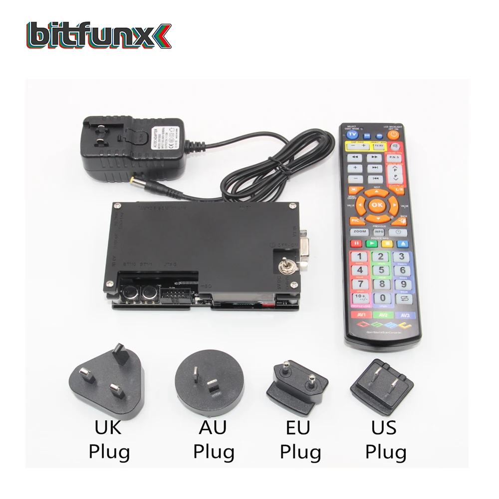

Bitfunx Black OSSC HDMI Converter Kit for Retro Game Console