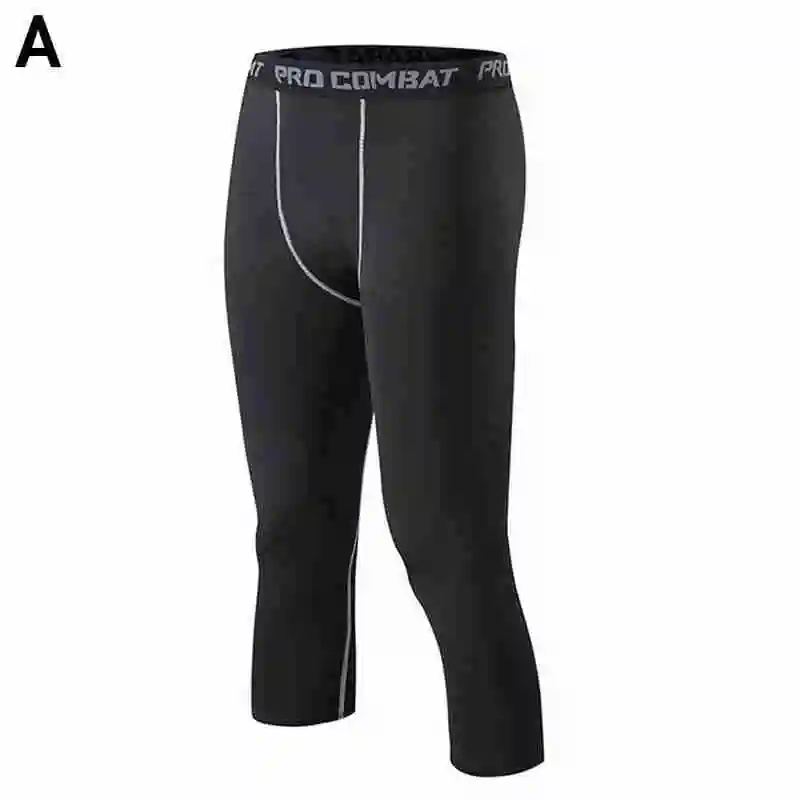 Men One Leg Compression Tights Pants Stretch Athletic Basketball Base Layer  Tights Sport Running Trousers Fitness Training - AliExpress