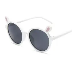 Lunettes De Soleil Pour Bebes Filles Monture Ronde Oreilles D Ours Pour Enfants En Plein Air Fete Style Mignon 1 Piece Aliexpress